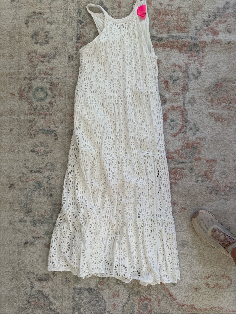 Lilly Pulitzer White Eyelet Maxi Dress